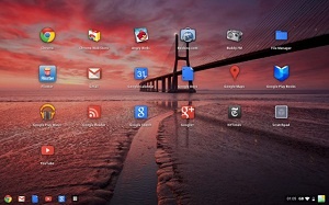 Chrome OS:n uudistettu k�ytt�liittym� kuvissa